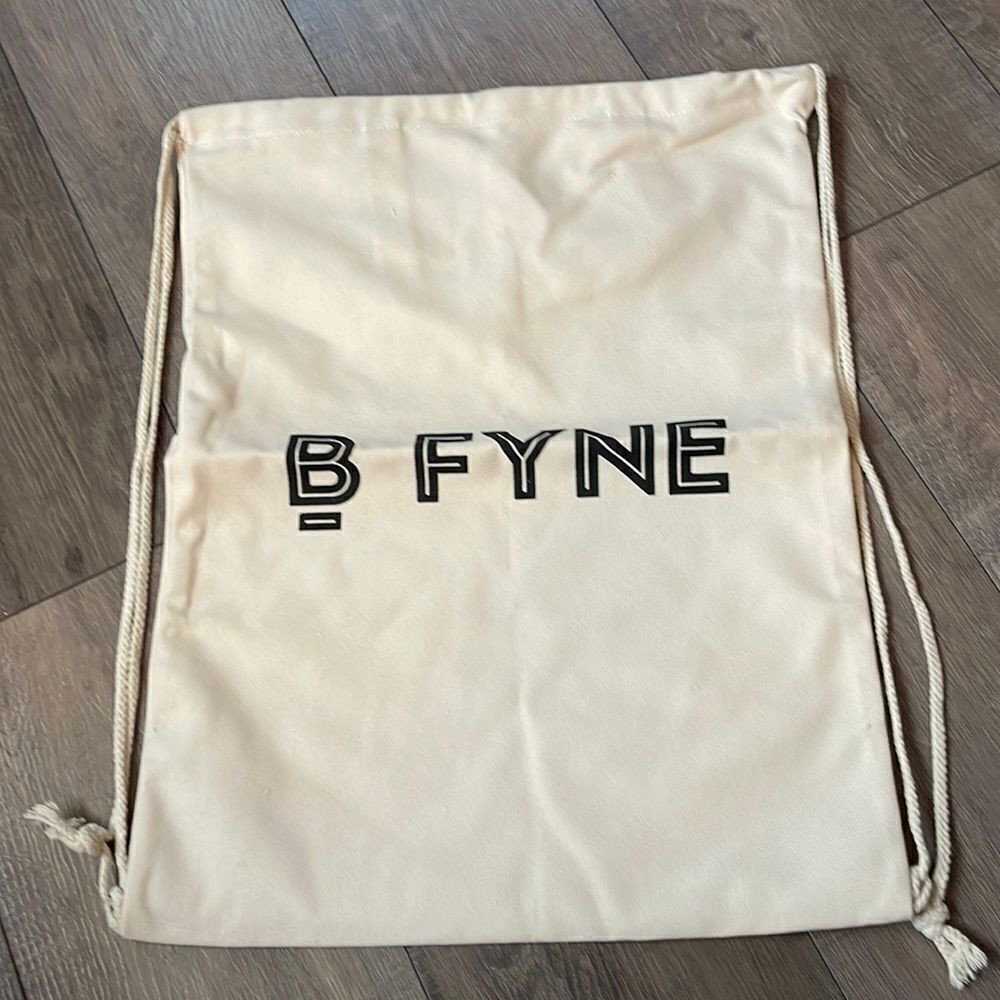 BFYNE Creme Canvas Backpack‎